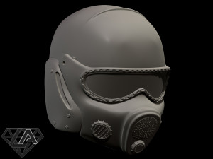 metro 2033 helmet 3D Baskı Modeli