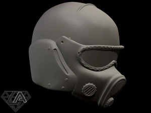 metro 2033 helmet 3D Print Model in Game Accessories 306996 | 3DExport