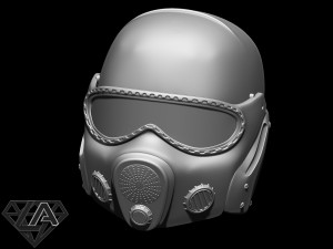 metro 2033 helmet 3D Baskı Modeli