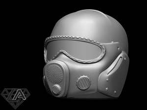 metro 2033 helmet 3D Baskı Modeli