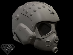 metro exodus artem helmet 3D 打印模型
