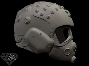 metro exodus artem helmet 3D 打印模型
