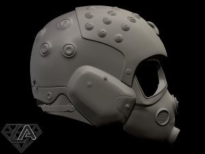 metro exodus artem helmet 3D 打印模型