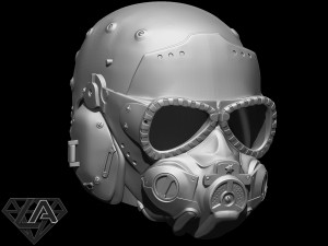 metro exodus sparta sam helmet 3D 프린트 모델