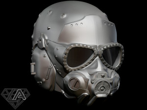 metro exodus sparta sam helmet 3D 프린트 모델