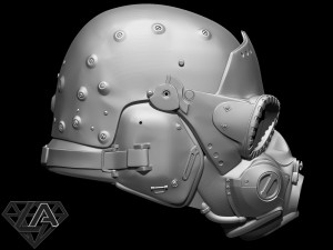 metro exodus sparta sam helmet 3D 프린트 모델