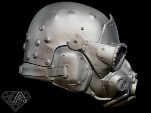 metro exodus sparta sam helmet 3D 프린트 모델