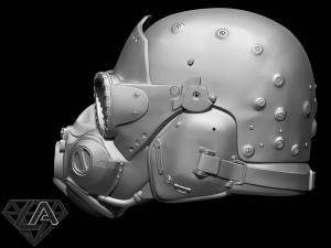 metro exodus sparta sam helmet 3D 프린트 모델