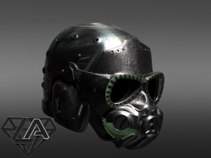 metro exodus sparta sam helmet 3D 프린트 모델