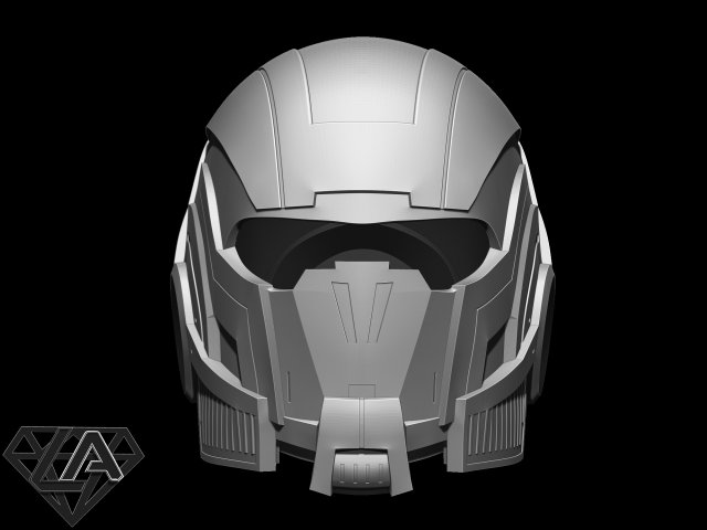 mass effect n7 helmet Modello di stampa 3D .c4d .max .obj .3ds .fbx .stl .blend 