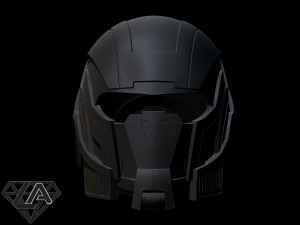 mass effect n7 helmet Modello di stampa 3D