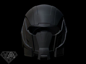 mass effect n7 helmet 3D Print Model