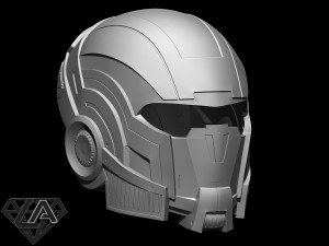 mass effect n7 helmet Modello di stampa 3D