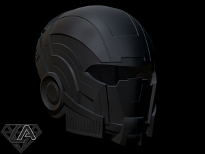 mass effect n7 helmet Modello di stampa 3D