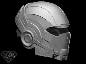 mass effect n7 helmet Modello di stampa 3D