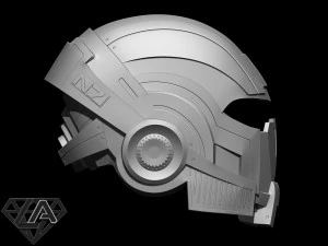 mass effect n7 helmet 3D Print Model