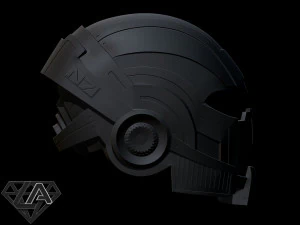 mass effect n7 helmet 3D Print Model