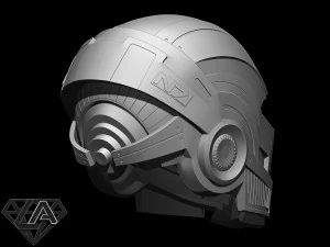 mass effect n7 helmet 3D Print Model