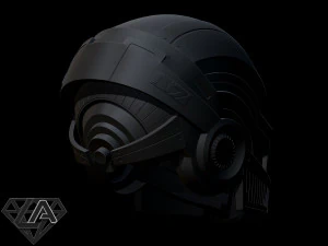 mass effect n7 helmet 3D Print Model