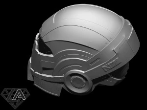 mass effect n7 helmet 3D Print Model