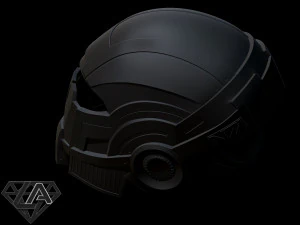 mass effect n7 helmet 3D Print Model