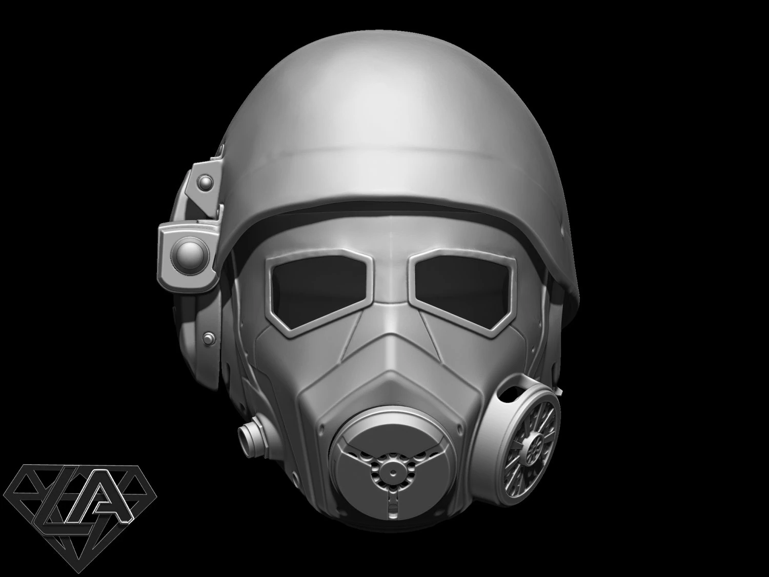 fallout ncr helmet 3D Print Model .c4d .max .obj .3ds .fbx .stl .blend 