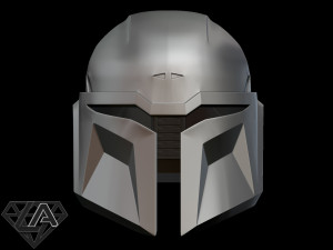 custom mandalorian helmet 3D प्रिंट मॉडल