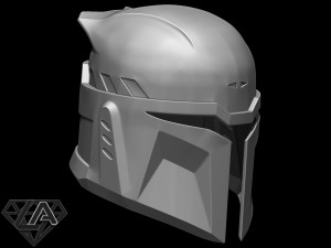 custom mandalorian helmet 3D प्रिंट मॉडल