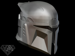 custom mandalorian helmet 3D प्रिंट मॉडल