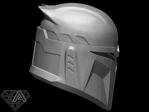 custom mandalorian helmet 3D प्रिंट मॉडल