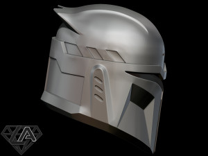 custom mandalorian helmet 3D प्रिंट मॉडल