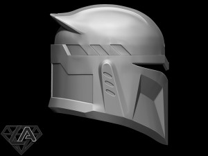 custom mandalorian helmet 3D प्रिंट मॉडल