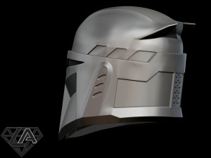 custom mandalorian helmet 3D प्रिंट मॉडल