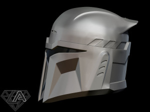 custom mandalorian helmet 3D प्रिंट मॉडल