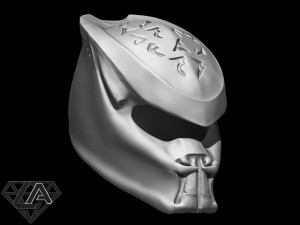predator helmet Model do druku 3D