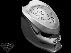 predator helmet Model do druku 3D