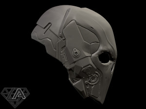 sci-fi punisher helmet 3D Print Model
