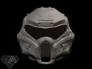 cybermantis custom helmet 3D Print Model