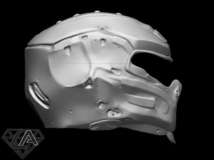 cybermantis custom helmet 3D Print Model