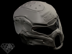 cybermantis custom helmet 3D Print Model