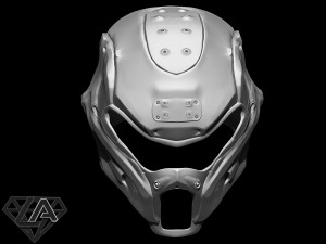 cybermantis custom helmet 3D Print Model