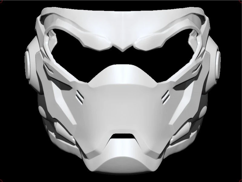 soldier 76 mask 3D Print Model .c4d .max .obj .3ds .fbx .stl .blend