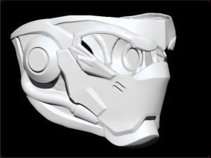 soldier 76 mask 3D 프린트 모델