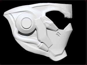 soldier 76 mask 3D 프린트 모델
