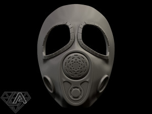 stalker mercenary mask Model do druku 3D