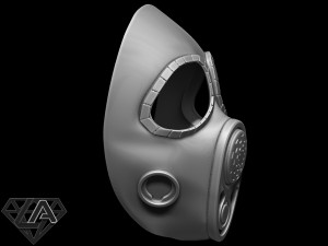 stalker mercenary mask Model do druku 3D