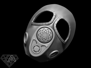 stalker mercenary mask Model do druku 3D