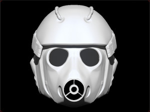 stalker exo helmet 3Dプリントモデル
