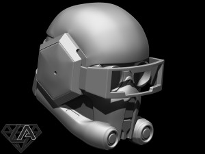 star wars clone force 99 bad batch crosshair helmet 3D Print Model