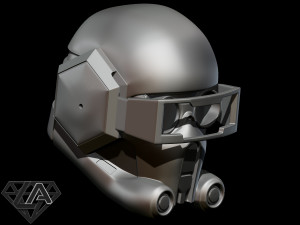 star wars clone force 99 bad batch crosshair helmet 3D Print Model